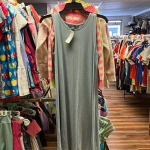 Free Fly Apparel Blue Midi Dress